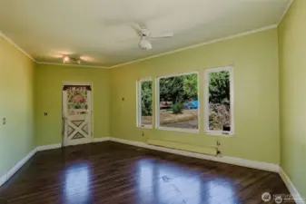 Front or side door where keybox is located