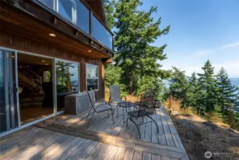 Back deck.