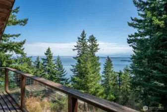 View of of Master Bedroom deck.