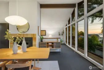 Architectural lines, natural light, and treetop views combine to make this home endlessly photogenic from every angle.