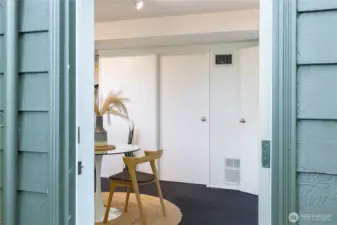 Private garden-level entrance, ideal for guest suite, home office, media lounge, or future ADU conversion.