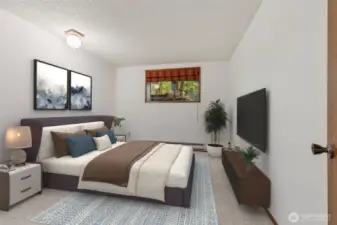 Bed Room 1 with bed set