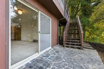 Home office private entrance