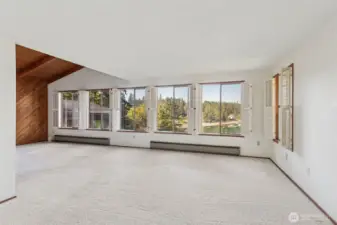Another angle of the master bed room