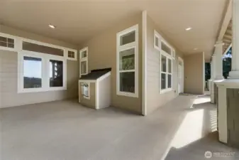 Another view of the front deck