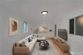 Additional room/living room/play room/gym room