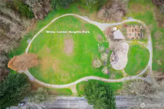 This 5.5 acre park was refurbished and includes a p-patch, pond, walking trails and more.