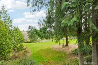 The view from the deck overlooking the golf course is better in person (: