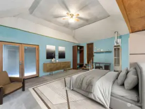 Imagine Guest Room or plenty space for multiple beds and play area.