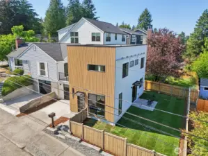 New construction with yard and 1 car garage