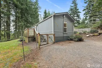 Partially Fenced Acre Lot with Plenty of Parking