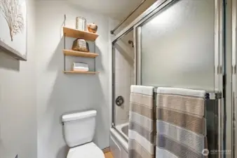 Full bath ensuite.