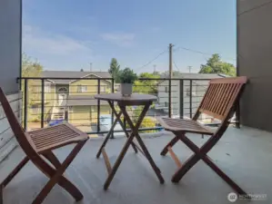 Cozy porch right off main living