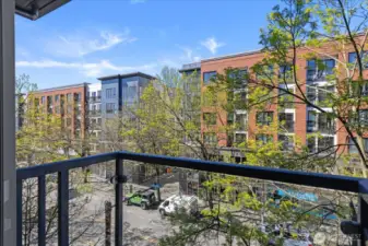 View from balcony in unit