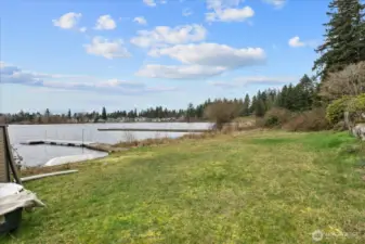 Shared shorelines with dock access.
