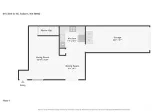 Unit C Downstairs layout