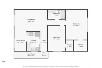 Unit D - One Level Layout