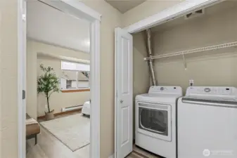 In unit washer/dryer