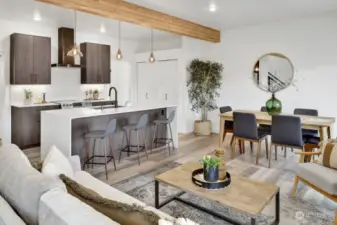Beautiful open concept design.