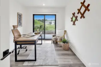 Main floor Bedroom/office