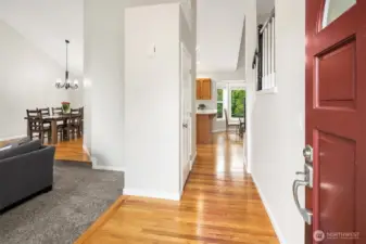 Vaulted ceilings and the perfect open and flowing floor-plan!