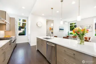 Pantry located by the window