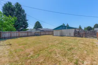 Fenced Yard