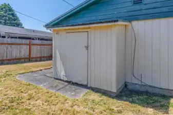 Attached Shed