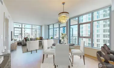 Spacious interiors