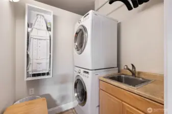 Upstairs laundry right where you need it the most!
