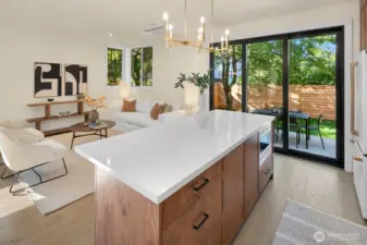 Elegant yet simple design elements throughout the home make for a calm, refined atmosphere.