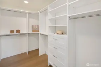 Primary bedroom closet