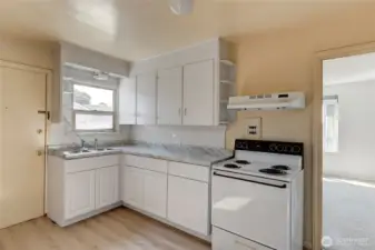 unit 102 kitchen has some updates