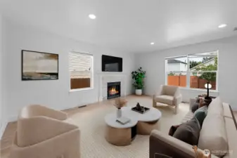 Staged Living Room