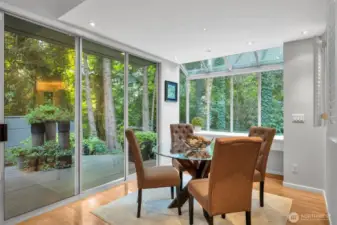 Perfect for entertaining, with large sliding door out to private deck