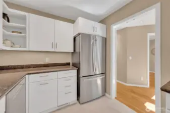Newer stainless steel appliances