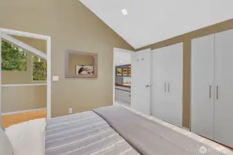 Second bedroom suite showing attached full bath