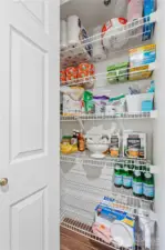 Good size pantry