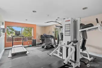 Exercise area at club house