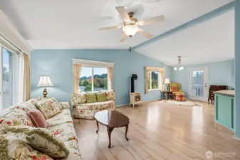 Open concept floorplan