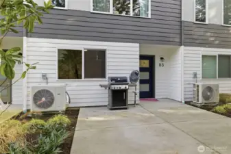 Outdoor space perfect for summer entertainment.