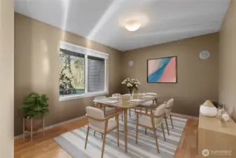 Dining Room or Formal Living Space (virtually staged)