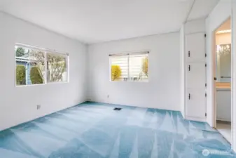 Great space and two windows here in the this primary bedroom.