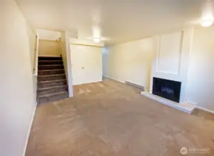 Typical Townhome style living room