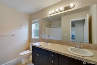 Primary Suite Five Piece Bathroom