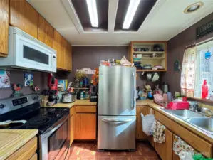 Another view of the kitchen.