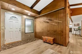 Entry into the home