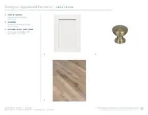 Designer appointed selections included in this home