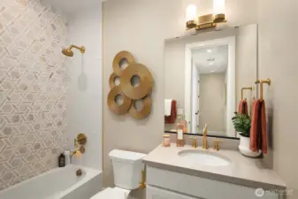 Photos are for illustrative purposes only & depict a different floor plan by Toll Brothers, finishes, or features than the actual home for sale. Actual layout & specifications vary. Home listed for sale (Acadian) is brand new & photos are not yet available.