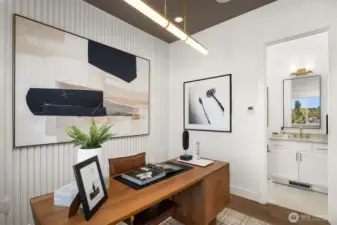 Photos are for illustrative purposes only & depict a different floor plan by Toll Brothers, finishes, or features than the actual home for sale. Actual layout & specifications vary. Home listed for sale (Acadian) is brand new & photos are not yet available.